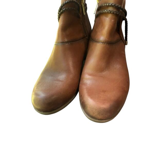 Pikolinos Womens Rotterdam Boot Size 38 7.5 Brown Leather Block Heel Bootie - Picture 3 of 7